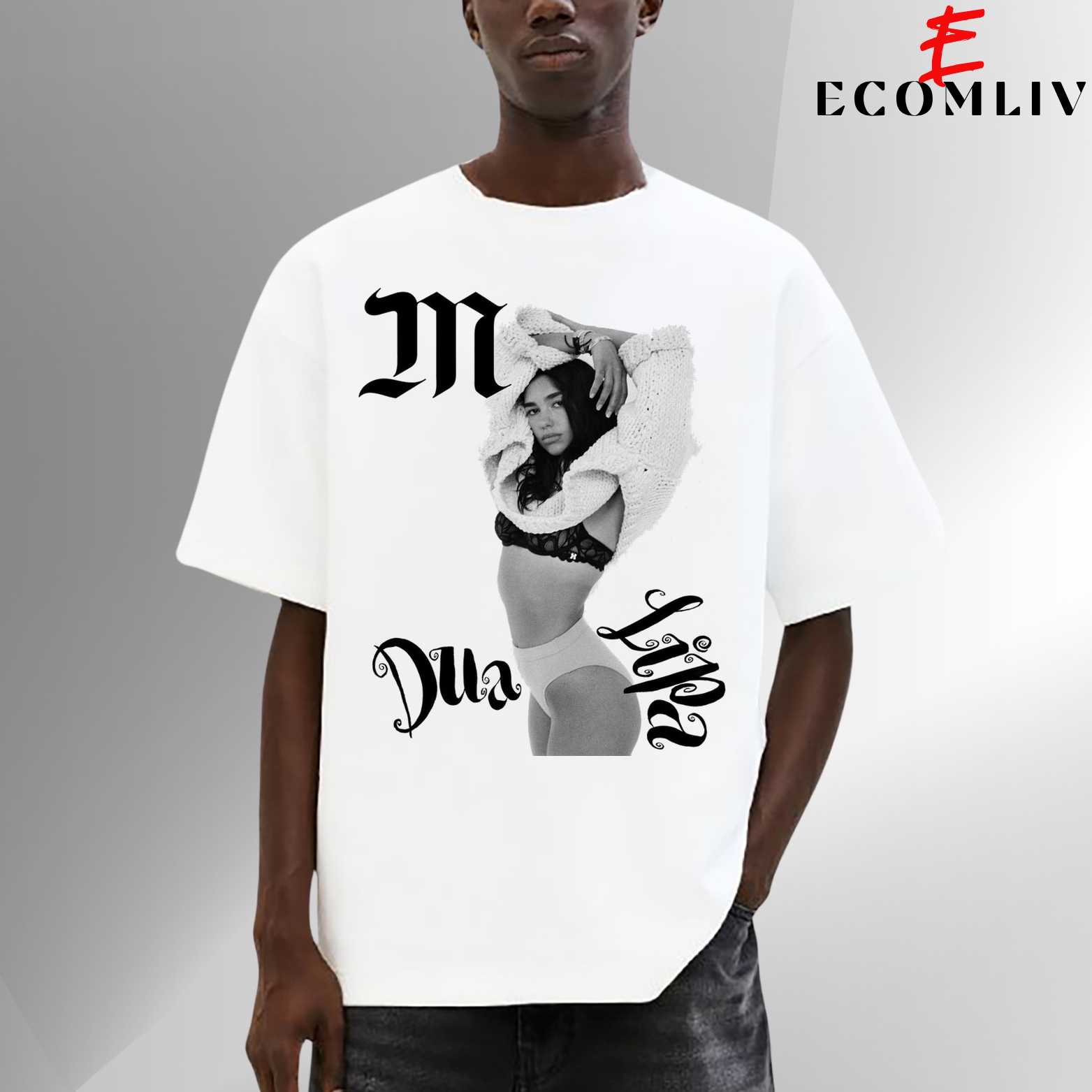 Dua Lipa Vintage Shirt, Unisex Tee, Pop Streetwear Merch